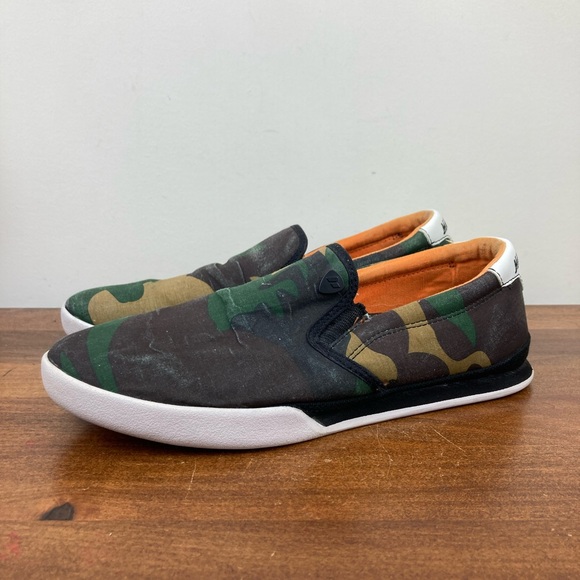 MACBETH Camo Canvas Slip On Sneaker Shoes Size EU 39 US Men’s 7 - UK Men’s 6. - Picture 1 of 12